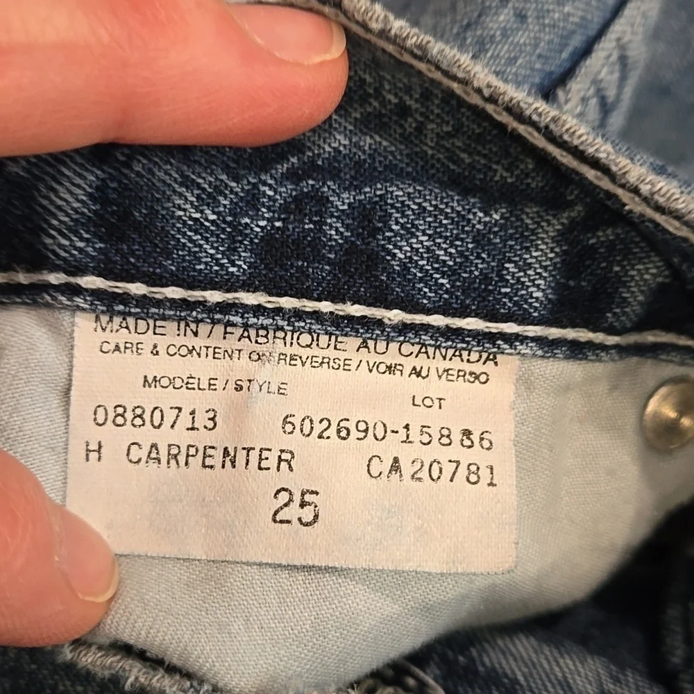 Y2K Tommy Hilfiger Straight Leg Boot Cut Carpenter Style Jeans - Picture 11 of 13